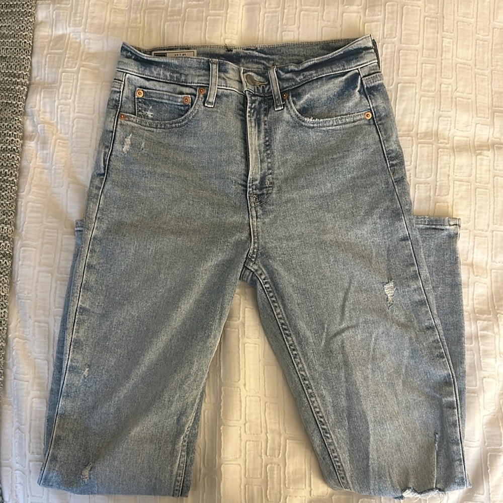 High Rise Cigarette Jeans - Picture 2 of 6